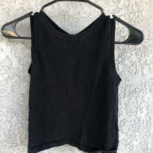 brandy melville open back shirt